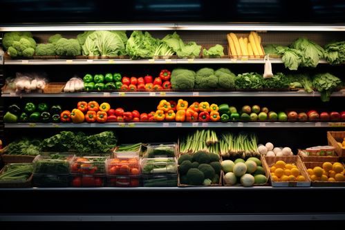 農產品新鮮蔬菜貨架攝影圖指南